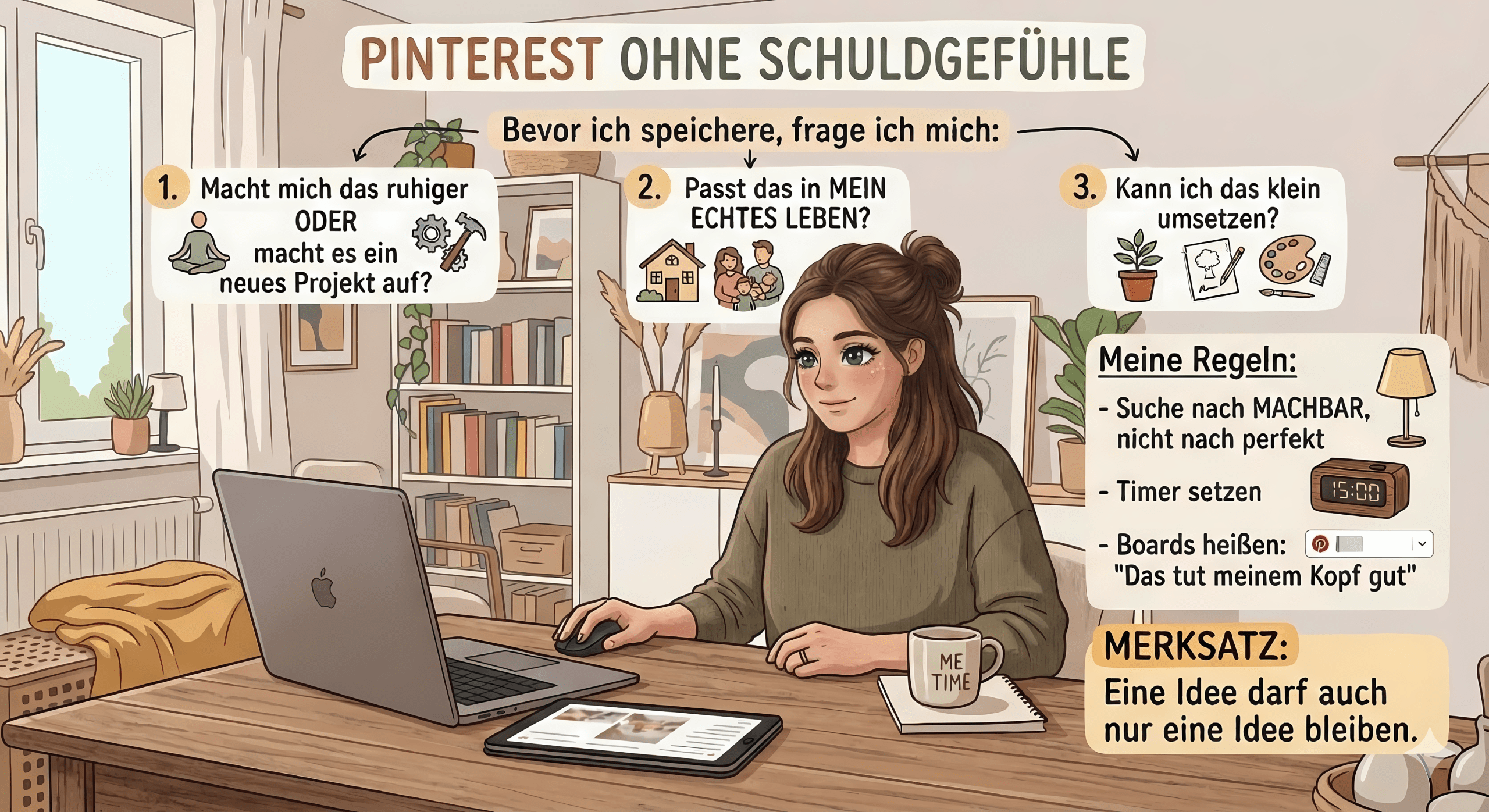 Infografik Pinterest für Mamas